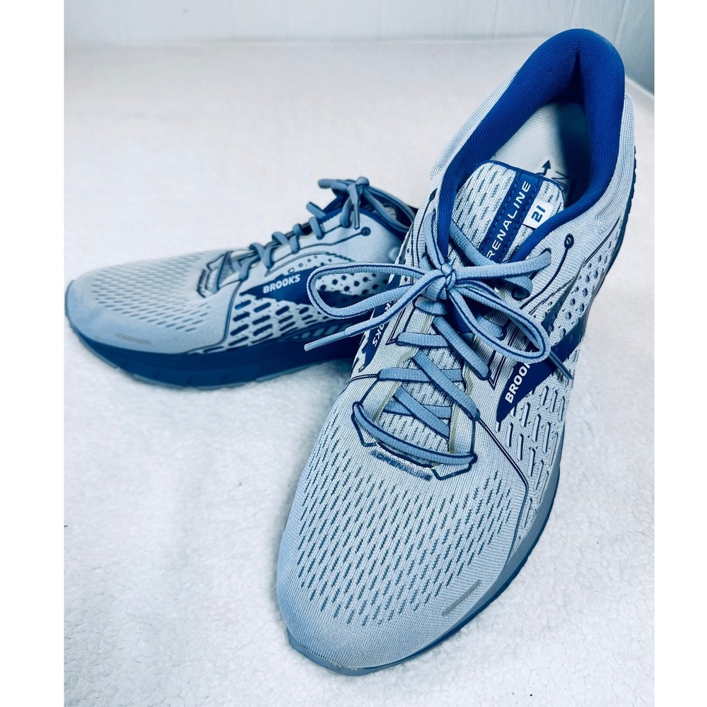 Brooks Adrenaline GTS 21 Running Shoes Mens 14 Blue Excellent Stability Snkrs
